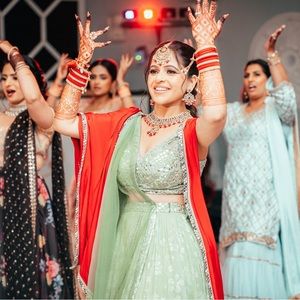 Mint Green Lehenga